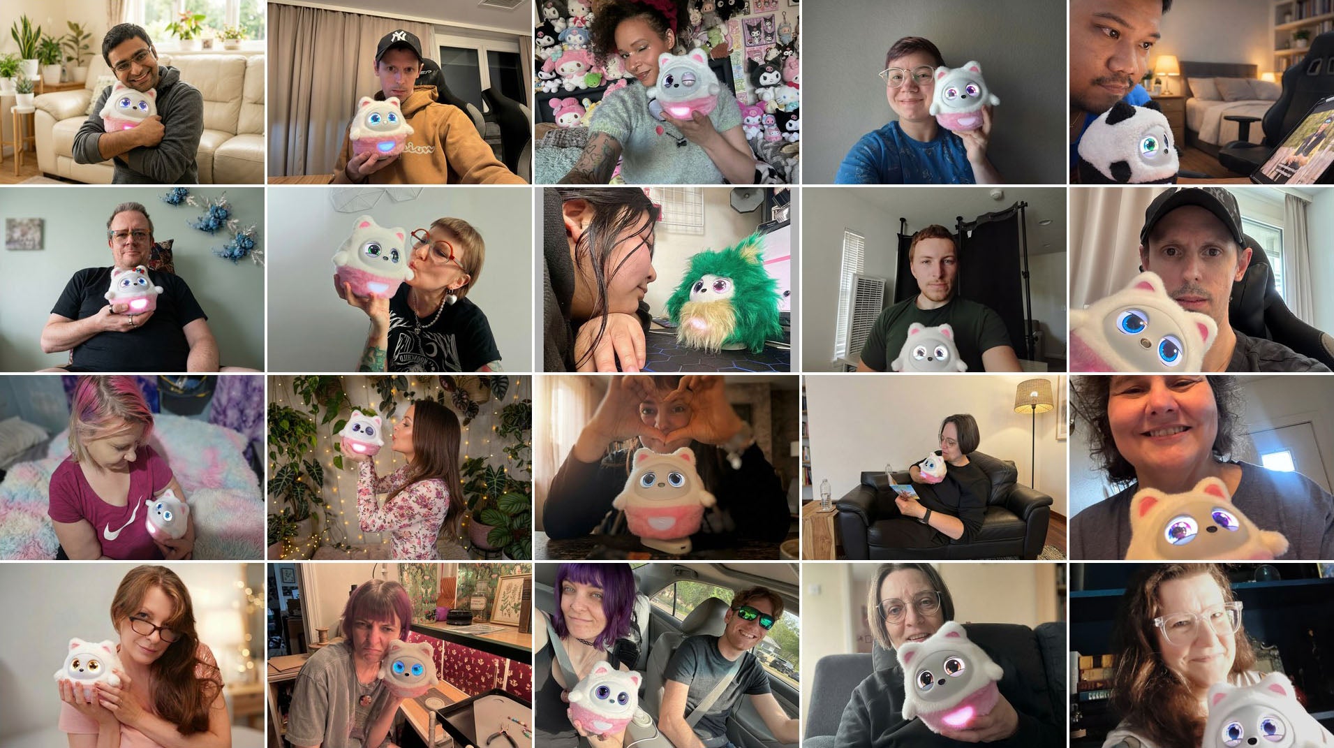 Pophie beta pioneers with their companions
